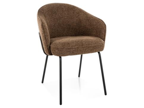 Стул SIGNAL NAO Noelle 45 капучино/черный