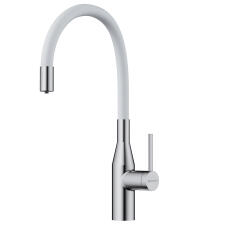 Смеситель для кухни Omoikiri Yatomi 2 Plus BN WH нержавеющая сталь/белый