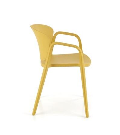 Стул HALMAR K491 горчичный