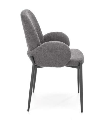 Стул HALMAR K477 серый/черный