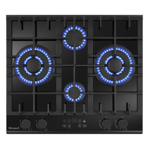 Поверхность газовая WEISSGAUFF HGG 642 BGH Double Wok Timer