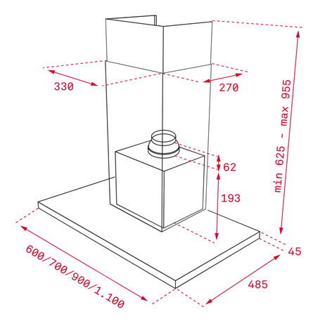 Вытяжка TEKA DLH 686 T