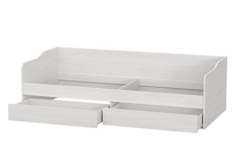 Кровать NN Мебель КР 1 Серия 2 Ясень Анкор светлый 90х200