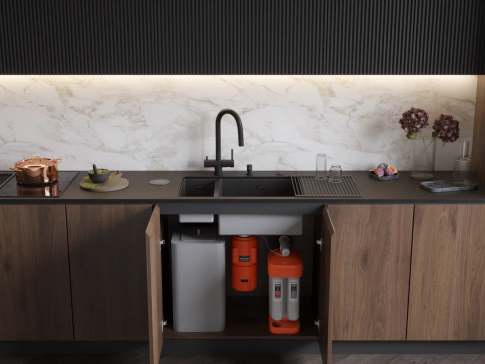 Смеситель для кухни Omoikiri Akita-S-GB графит