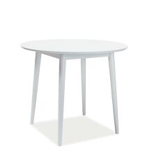 Стол обеденный SIGNAL LARSON белый/белый 90