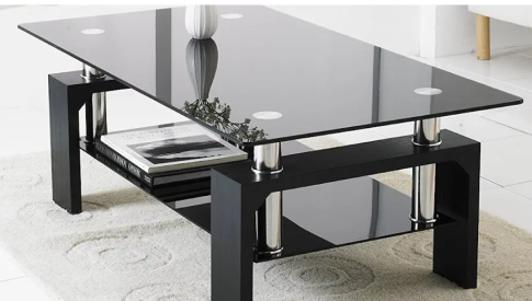 Стол журнальный SIGNAL LISA II черный/черный лак