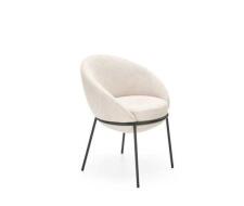 Стул HALMAR K482 бежевый/черный