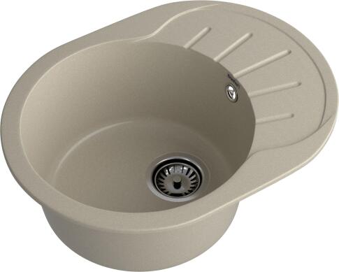 Кухонная мойка GRANFEST RONDO R-580L топаз