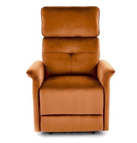 Кресло HALMAR SEMIR раскладное, корица