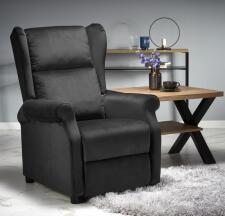 Кресло HALMAR AGUSTIN 2 раскладное, черный