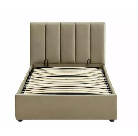 Кровать SIGNAL MONTREAL Velvet Bluvel 28 бежевый, 90/200