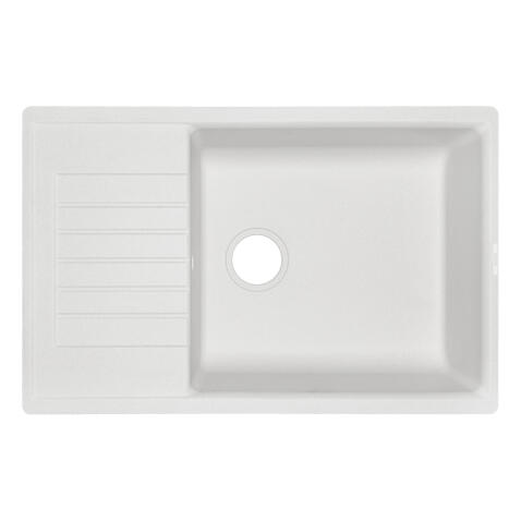 Мойка ZORG Dello 78 белый камень