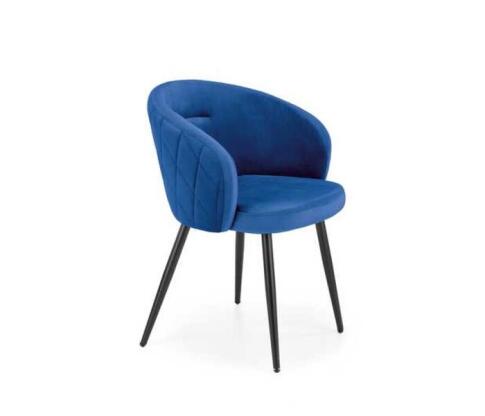 Стул HALMAR K430 темно-синий/черный