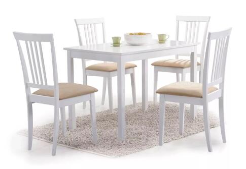 Стол обеденный SIGNAL FIORD белый/белый 80/60