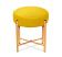 Банкетка Sheffilton SHT-B4 артикул Б-7 желтый/золото