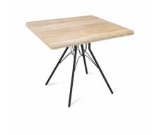 Стол Sheffilton SHT-TU34-P/TT 80/80 МДФ артикул SHT-T209 черный муар/дуб сонома светлый Стол Sheffilton SHT-TU34-P/TT 80/80 МДФ артикул SHT-T209 черный муар/дуб сонома светлый