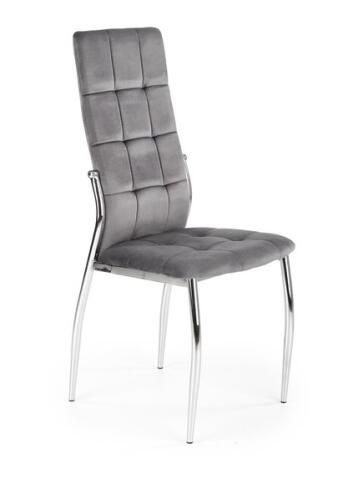 Стул HALMAR K416 серый/хром