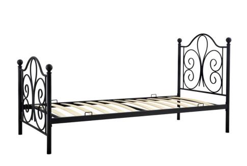 Кровать HALMAR PANAMA черный, 90/200