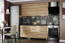 Кухонный гарнитур SV-МЕБЕЛЬ "Лаванда" без столешницы (1,7 м) Дуб золотой