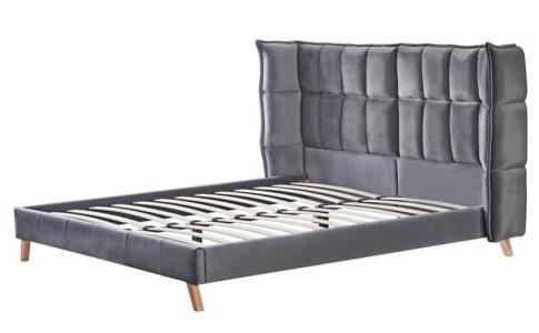 Кровать HALMAR SCANDINO серый, 160/200