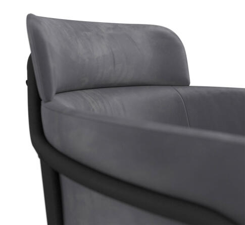 Стул Sheffilton SHT-S143 угольно-серый/черный муар