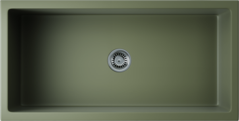 Кухонная мойка из керамики Omoikiri Mikura 91-OL Natceramic/olive