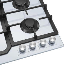 Варочная панель газовая MEFERI MGH604WH GLASS COMFORT
