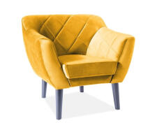 Кресло SIGNAL KARO 1 Velvet Bluvel 68 карри/венге