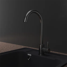 Смеситель для кухни GRANFEST QUARZ Z-5410 PVD графит