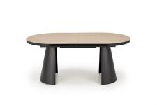 Стол обеденный HALMAR GIACOMO натуральный/черный 180-240/100