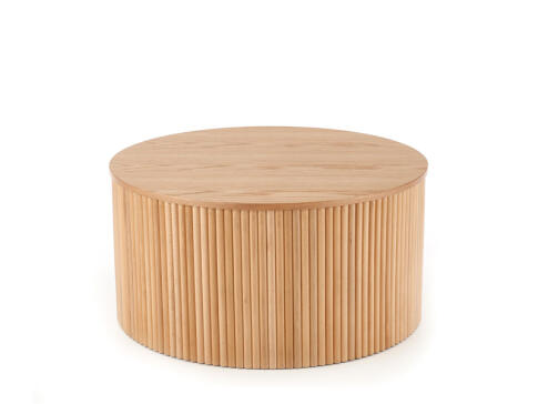 Стол журнальный HALMAR WOODY натуральный, 80/41