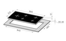 Поверхность газовая MAUNFELD EGHE.95.33CBG.R/G