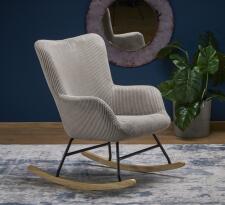 Кресло-качалка HALMAR BELMIRO серый Кресло-качалка HALMAR BELMIRO серый
