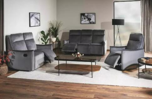 Диван SIGNAL TRAVIS 2 Velvet Bluvel 14 раскладной, серый