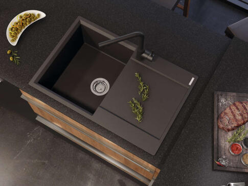 Кухонная мойка Omoikiri Daisen 78-LB-BL Artgranit/черный