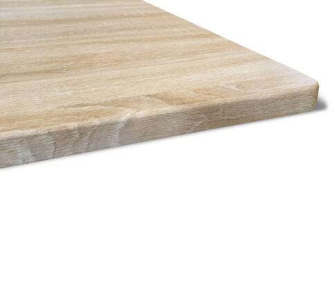 Стол Sheffilton SHT-TU104/80/80 МДФ дуб сонома светлый/черный муар/золото