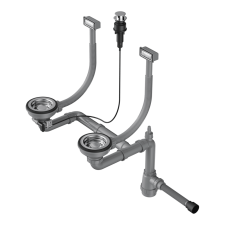 Арматура для двухчашевых моек Omoikiri WK-2 IN-A