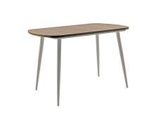 Стол ВВР Пластиковый 110/70 Дуб Кера/Конус Белый