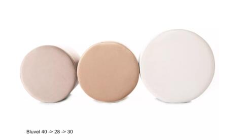 Пуф SIGNAL DOTI B Velvet Bluvel 40 темно-бежевый