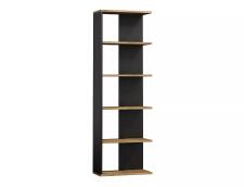 Стеллаж SIGNAL CORNER дуб вотан/черный, 170/60/25