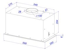 Вытяжка ZORG TECHNOLOGY STAR 1080 60 S-GC черный