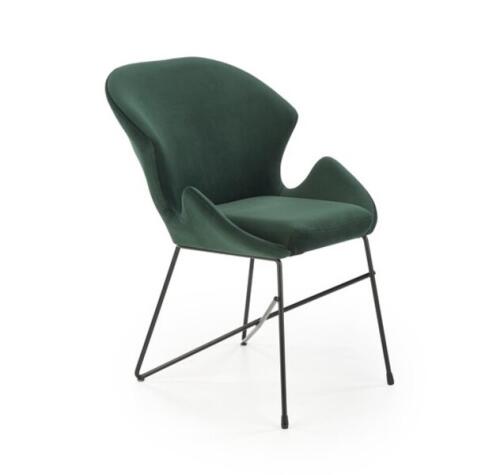 Стул HALMAR K458 темно-зеленый/черный