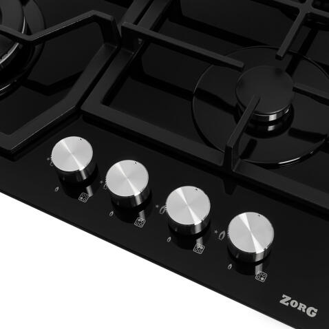 Поверхность газовая ZORG TECHNOLOGY HAG61 FDW black silver
