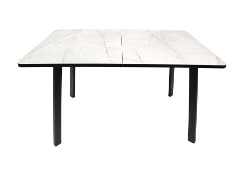 Стол ВВР Миллер Каспий серый/черный №3, пластик 120-160/80