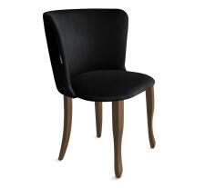 Стул Sheffilton SHT-ST36/S122 ночное затмение/темный орех/черный муар