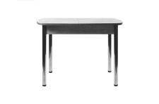 Стол ВВР Раздвижной пластиковый Лавант/Прямое хром, 110-150/70