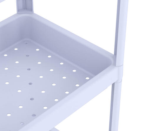 Стеллаж Sheffilton SHT-SS25-4 пастельно-лиловый