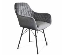 Стул Sheffilton SHT-ST38/S64 артикул СТ-342 угольно-серый/чёрный муар