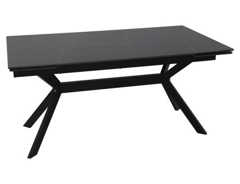 Стол обеденный SIGNAL IMPERIA черный/черный 160-220/90