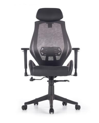 Кресло компьютерное HALMAR HASEL черный/серый